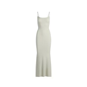 SKIMS soft lounge rib lounge maxi dress - talc